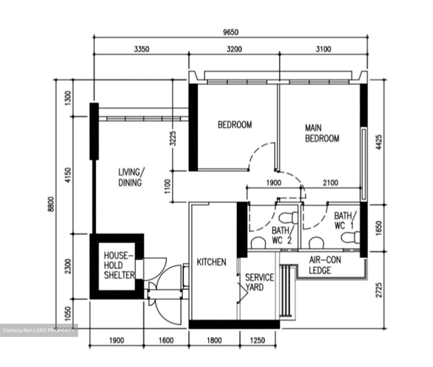 Blk 590B Cheng San Court (Ang Mo Kio), HDB 3 Rooms #516641621